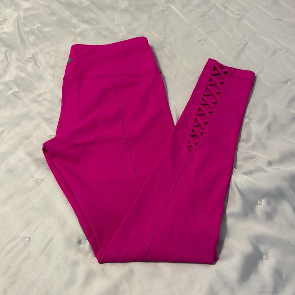 Yogalicious, hot pink, workout leggings, small
